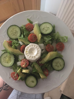 Una foto de Ensalada simple y sana