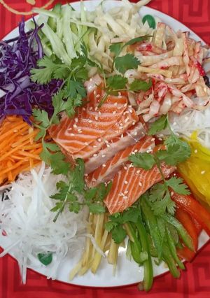 Foto resep Yusheng (Salad Yeshang CNY Food)