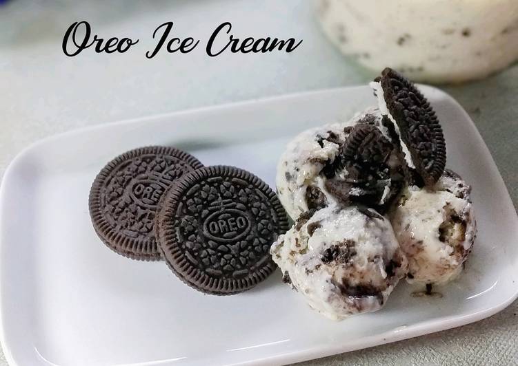 Resep Oreo Ice Cream Anti Gagal