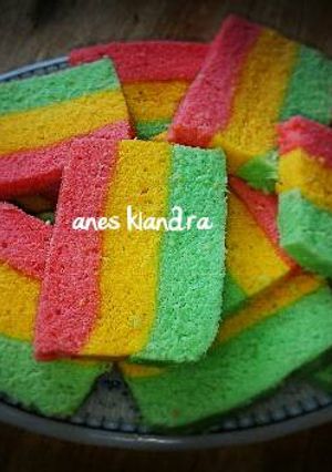 Foto resep Bolu kukus pelangi