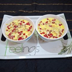 Mix Fruits custard pudding A picture of Mix Fruits custard pudding.