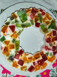 Una foto de Gelatina de mosaico