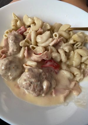 Sajtszószos húsgombóc recept fotója