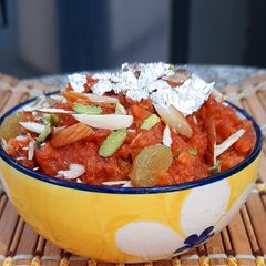 A picture of Gajar Halwa.