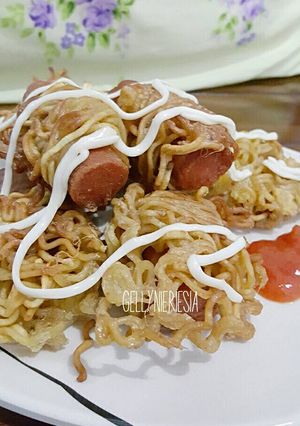 Foto resep Sosis mie goreng
