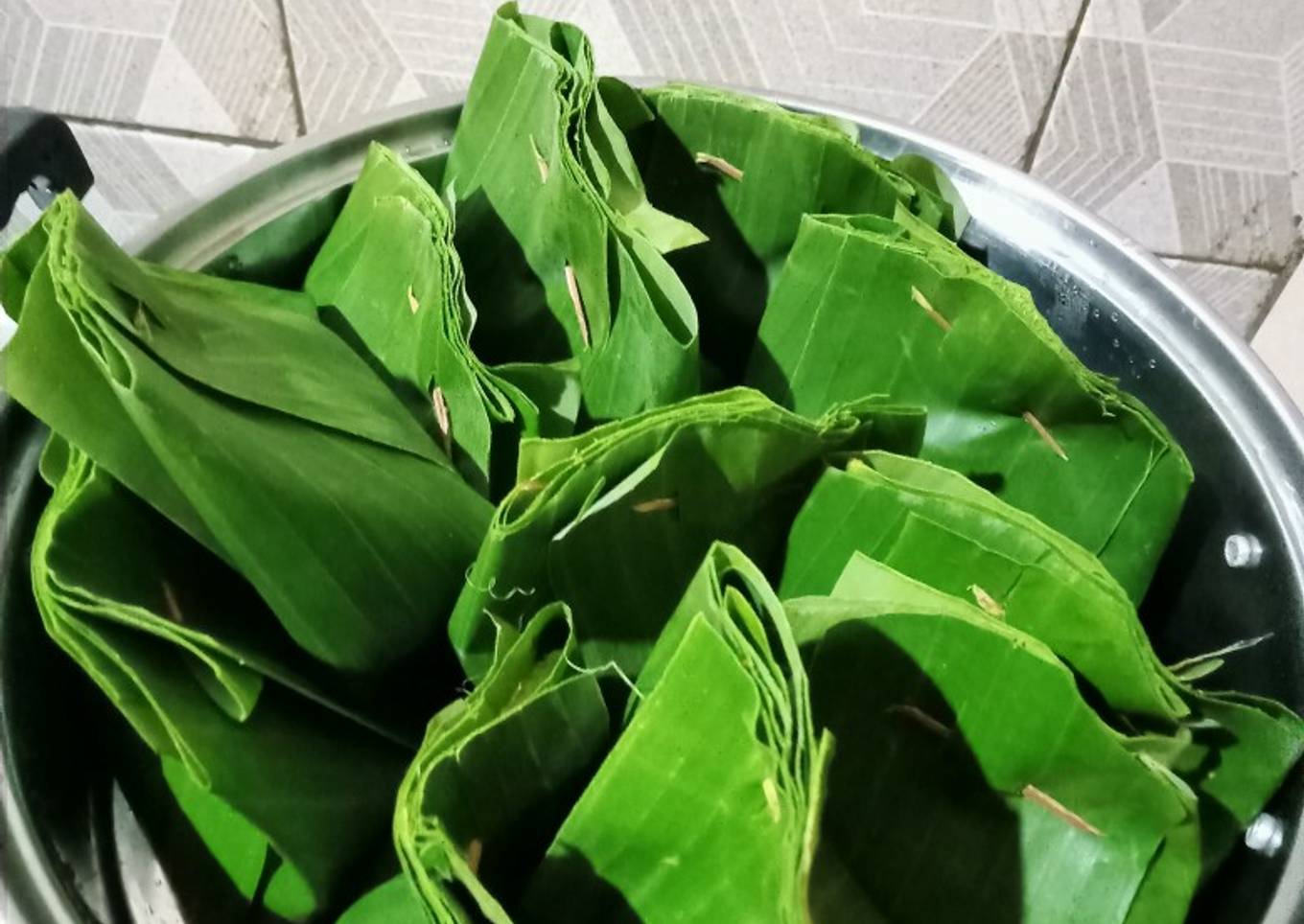 Botok tahu tempe udang simple