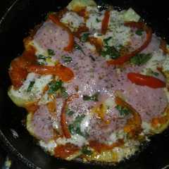 Una foto de Pizza de papas