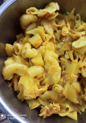 A picture of Vagetable Macroni.