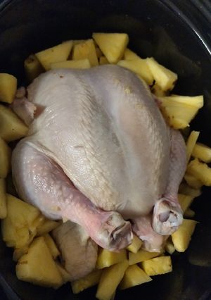 A picture of Hawaiian 4 ingredient Chicken.