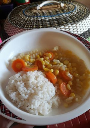 Foto resep Sop Jagung Macaroni (Mpasi 15 bulan)