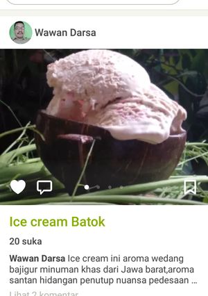 Foto resep Ice cream Batok