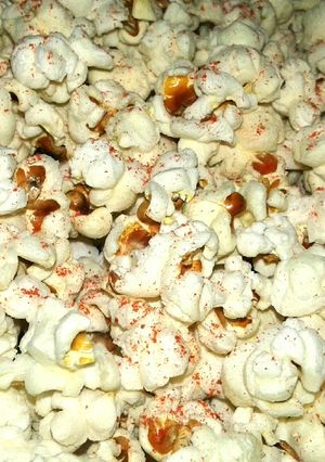 A picture of Chilli popcorn #author marathon.