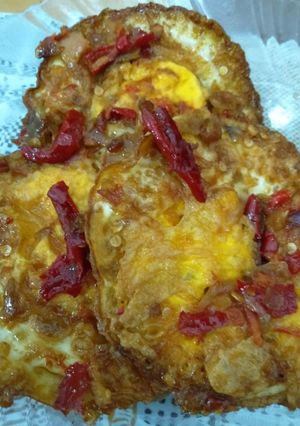 Foto resep Telur ceplok balado
