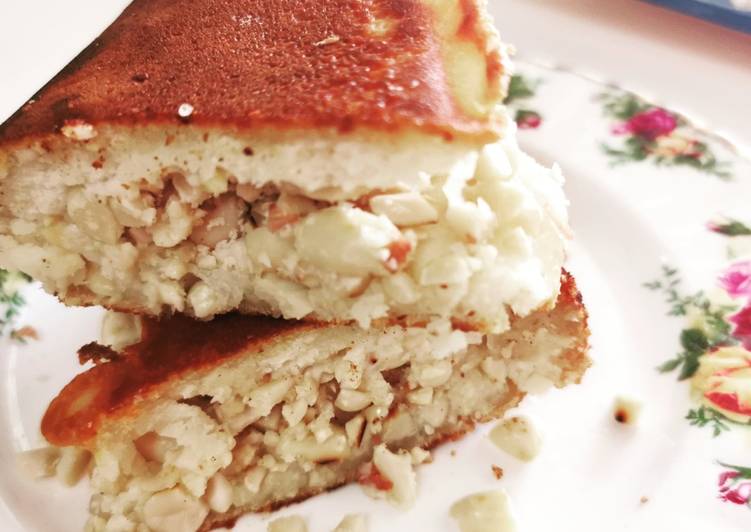 Step-by-Step Guide to Make Any-night-of-the-week 10 min Chewy Squishy Peanut Pancake Dessert