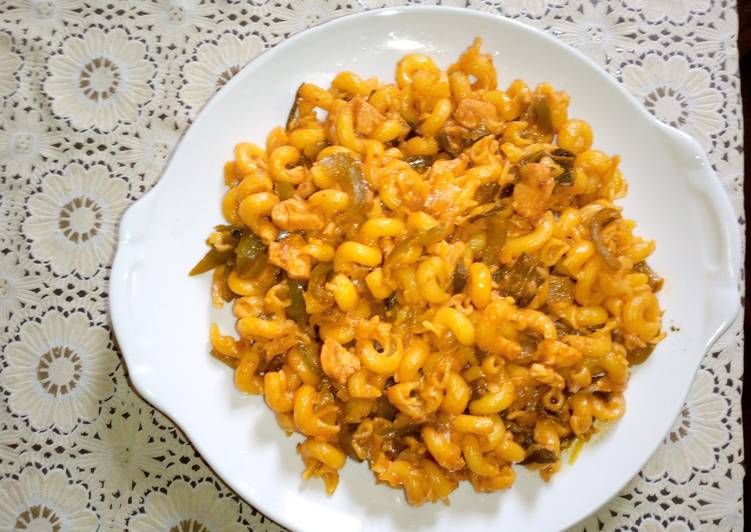 Steps to Serve Quick Masala macaroni