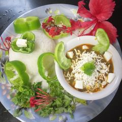 A picture of Palak Paneer.