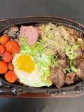 Sizzling Steak Platter with Creamy Maitake Mushrooms (Bò Né Sốt Nấm)