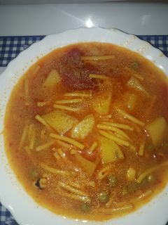 Una foto de Cazuela de mariscos