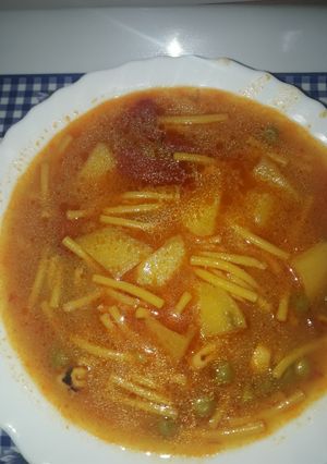 Una foto de Cazuela de mariscos