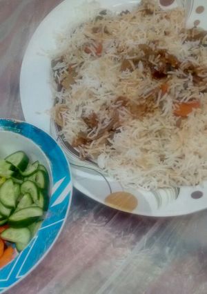 صورة لوصفة كبسة عوال