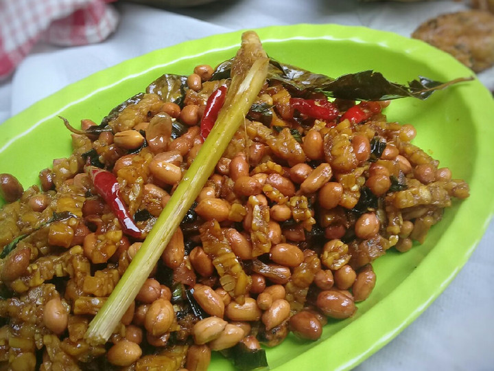 Resep Orek tempe kacang tanah yang Lezat Sekali