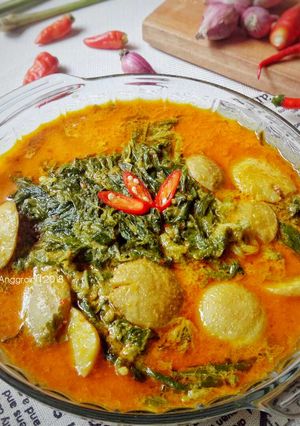 Foto resep Gulai Daun Singkong dan Jengkol