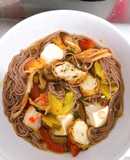 Bún lứt kim chi chay cay cay :P