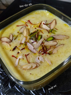 केसर पोहा खीर (Kesar poha kheer recipe in Hindi) रेसिपी मुख्य फोटो