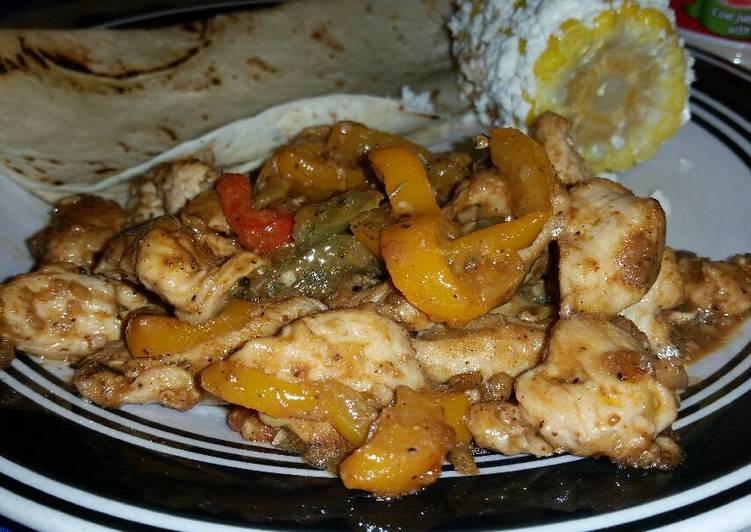 Recipe of Perfect Fajitas de Pollo (Chicken Fajitas)