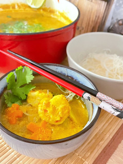 Thai rákleves kókusztejjel recept fotója