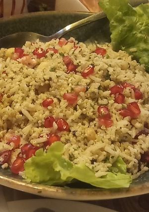 A picture of Pomegranate Quinoa Salad.