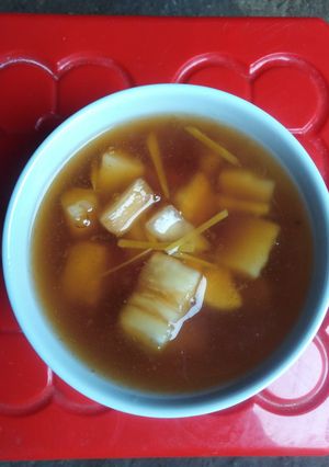 Hình của món Chè sắn.