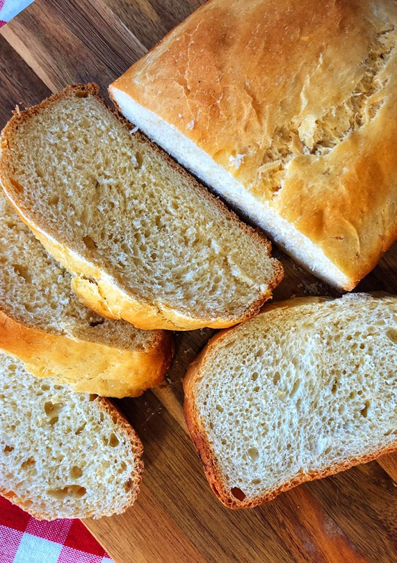 Una foto de Pan de torrijas en panificadora