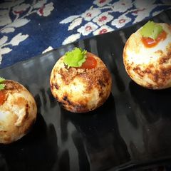 A picture of Baked bread pakora.