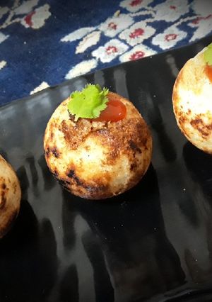 A picture of Baked bread pakora.