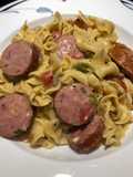 One Pot Smoked Sausage and Noodles