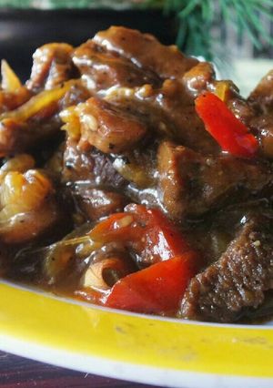 Foto resep Sapi Lada Hitam