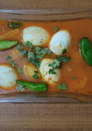 A picture of Aloo Ande Salan.