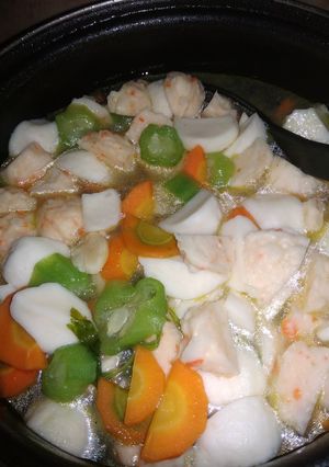 Foto resep Sop Oyong Seafood