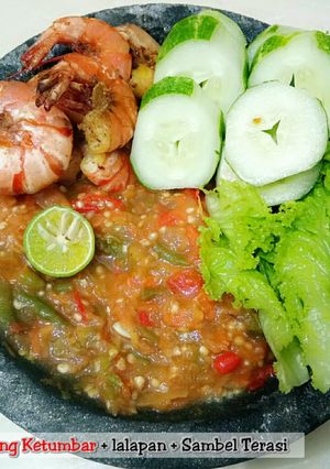 Foto resep Udang Goreng ketumbar dan Sambal Terasi