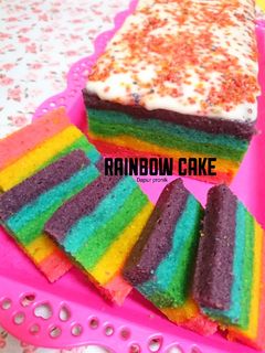Foto resep Rainbow cake