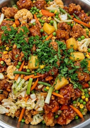 Foto resep Ayam Saus Kung Pao Porsi Besar
