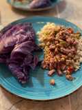 Black Eyed Peas with Cabbage
