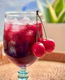 🌱 Nước Giải Khát Cherry Nấu Rượu Vang Đỏ Hạt Chia