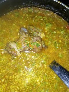 A picture of Okro soup.