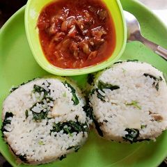 A picture of Spinach Rice.