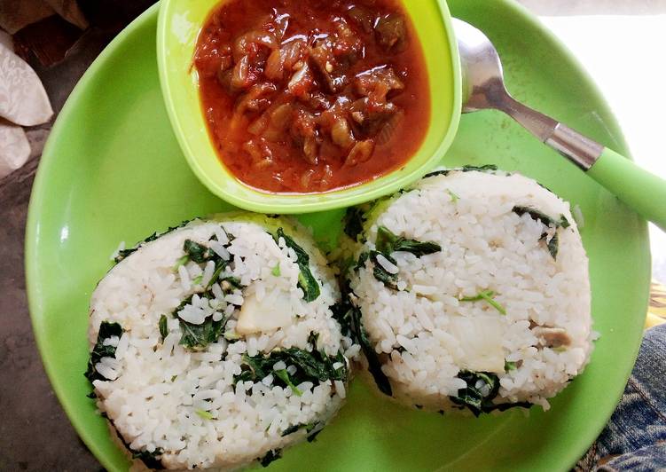 Recipe of Homemade Spinach Rice
