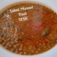 A picture of 🍲 SABUT MASOOR DAAL🍲 (whole brown lentil).