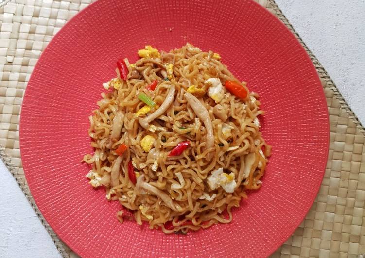 Resep Mi Goreng Shimeji Enak dan Antiribet