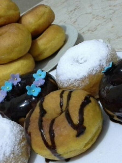 Foto resep Donat labu kuning (Pumpkin Donuts)